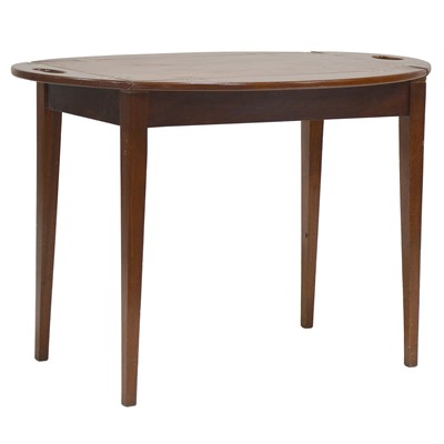 Lot 423 - George III style mahogany butler's tray on stand