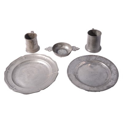 Lot 101 - Collection of 18th and 19th century pewter