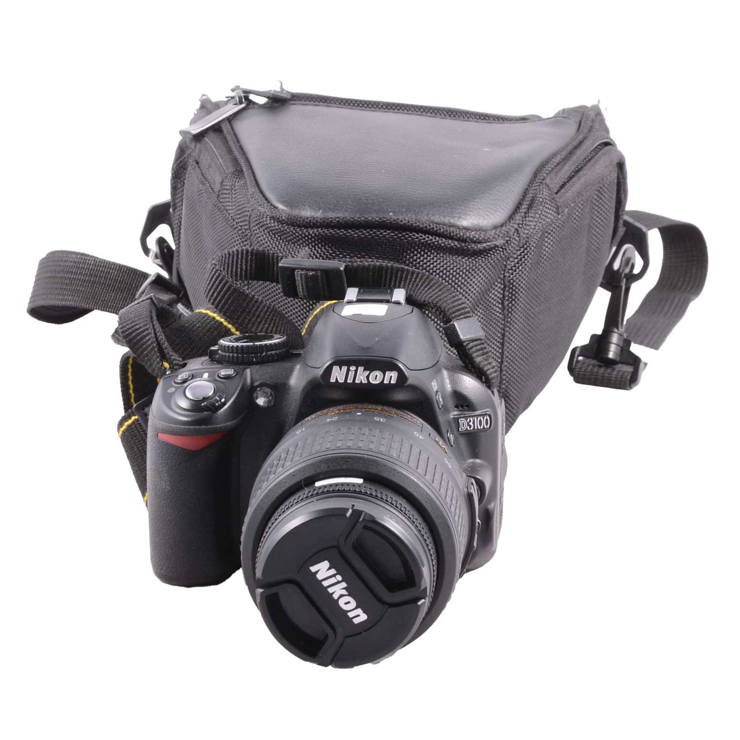 Lot 145 - Nikon D3100 DSLR with kit lens