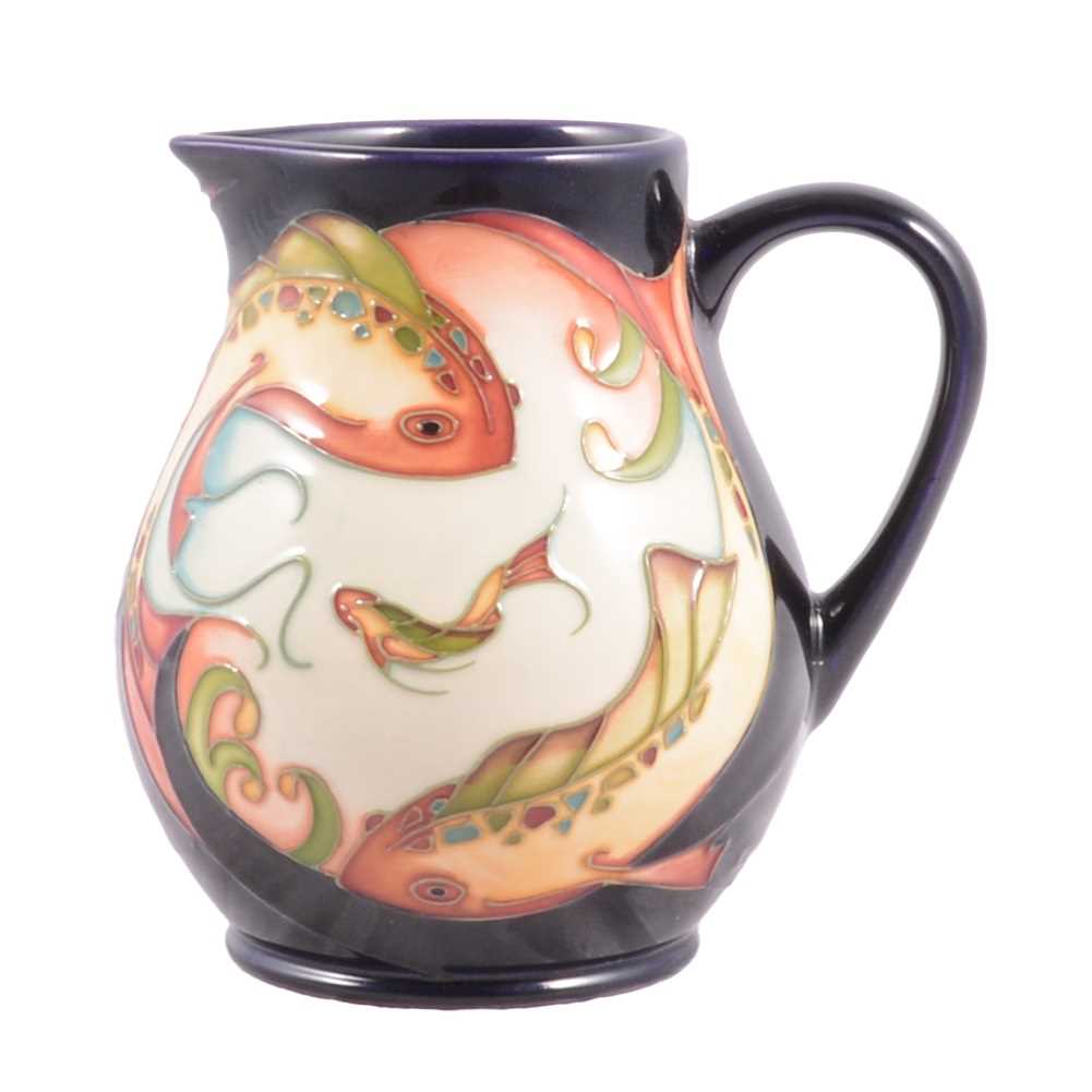 Lot 6 - Moorcroft Pottery - a Shoal jug.