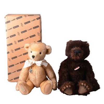 Lot 167 - Modern Steiff teddy bear - Rocky Grizzly Bear Cub - and a Deans Bear 'HRH'