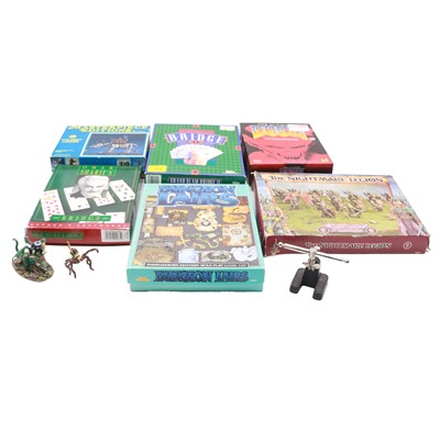 Lot 353 - Wargaming: a collection of Warhammer and similar lead figures, some painted