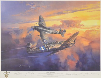 Lot 317 - Michael Turner, Final Encounter, 47x61.5cm,...