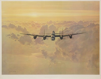 Lot 322 - Gerald Coulson, Outbound Lancaster crossing...