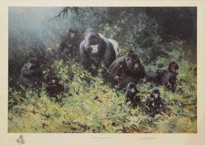 Lot 314 - David Shepherd, The Mountain Gorillas of...