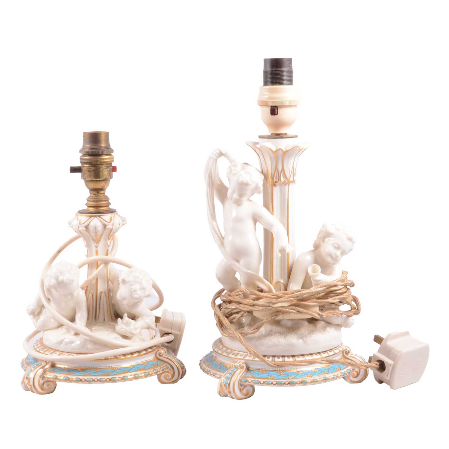 Lot 34 - Two Royal Worcester bases