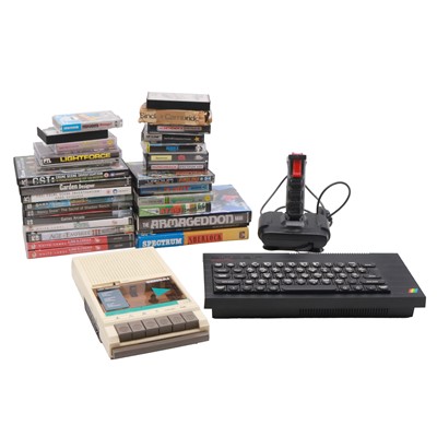 Lot 359 - Sinclair ZX Spectrum+ personal computer, games; and later PC Games