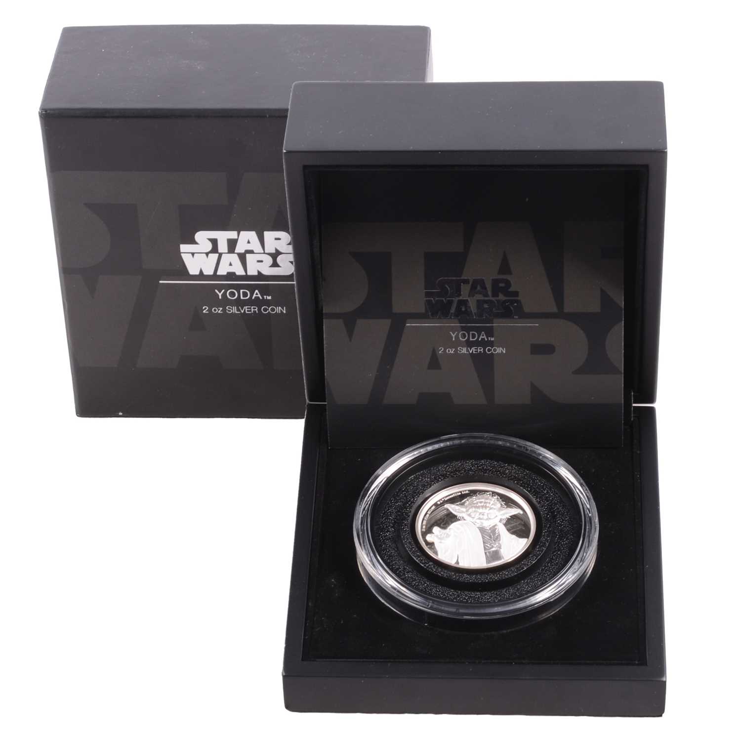Lot 202 - New Zealand Mint Star Wars 'Yoda' 2oz silver coin