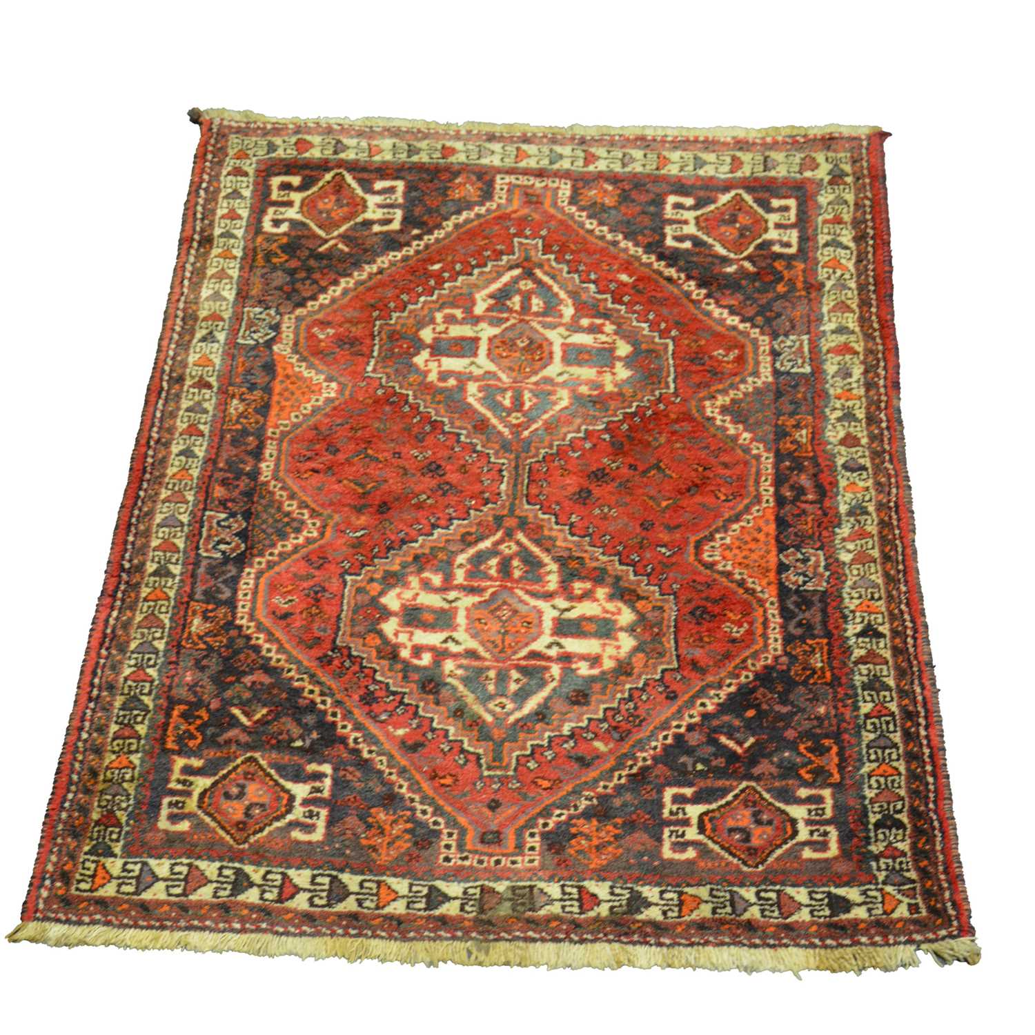 Lot 401 - Two Hamadan rugs