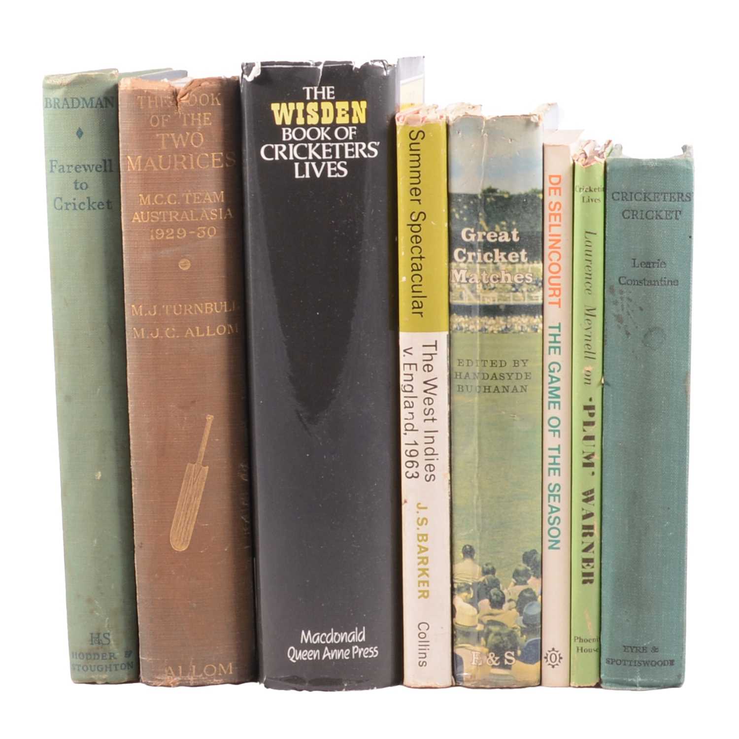 Lot 179 - Collection of books of cricket interest
