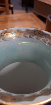 Lot 6 - Pair of Wedgwood dragon lustre vases.