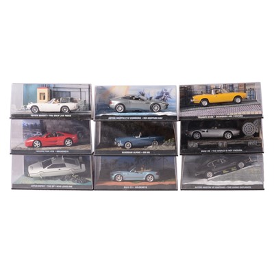 Lot 122 - Collection of nineteen James Bond scale model diecast cars