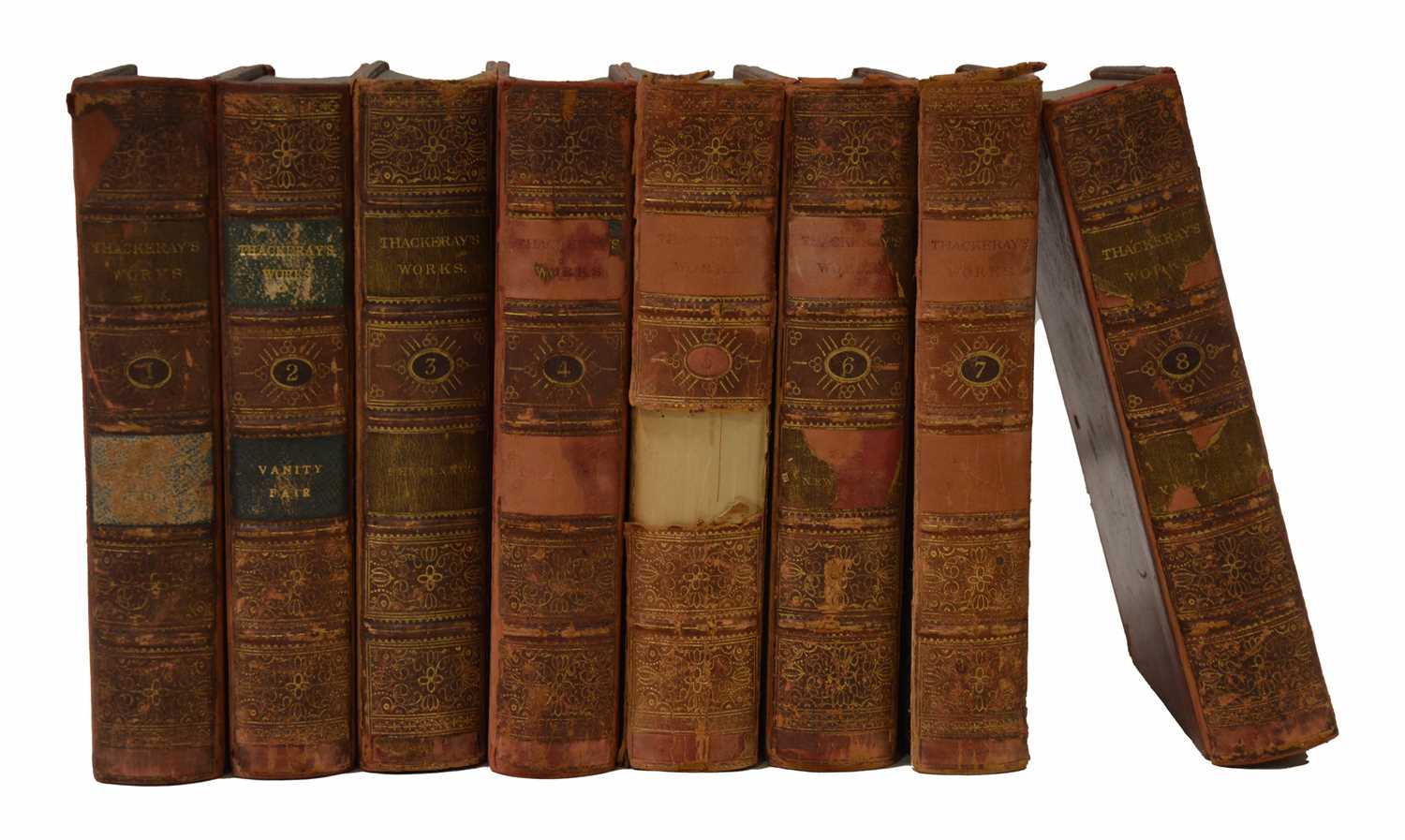 Lot 25 - The Waverley Novels, and Thackeray's Works