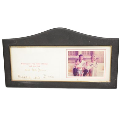 Lot 37 - Royal interest; King Charles III then HRH Prince Charles and Princess Diana signed Christmas card