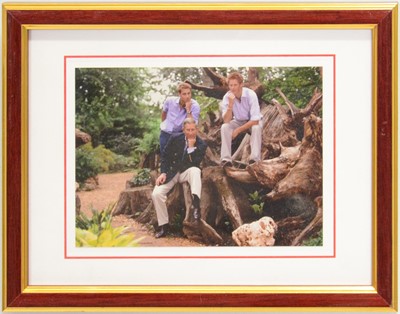 Lot 49 - Royal interest; King Charles III then HRH Prince Charles signed Christmas card