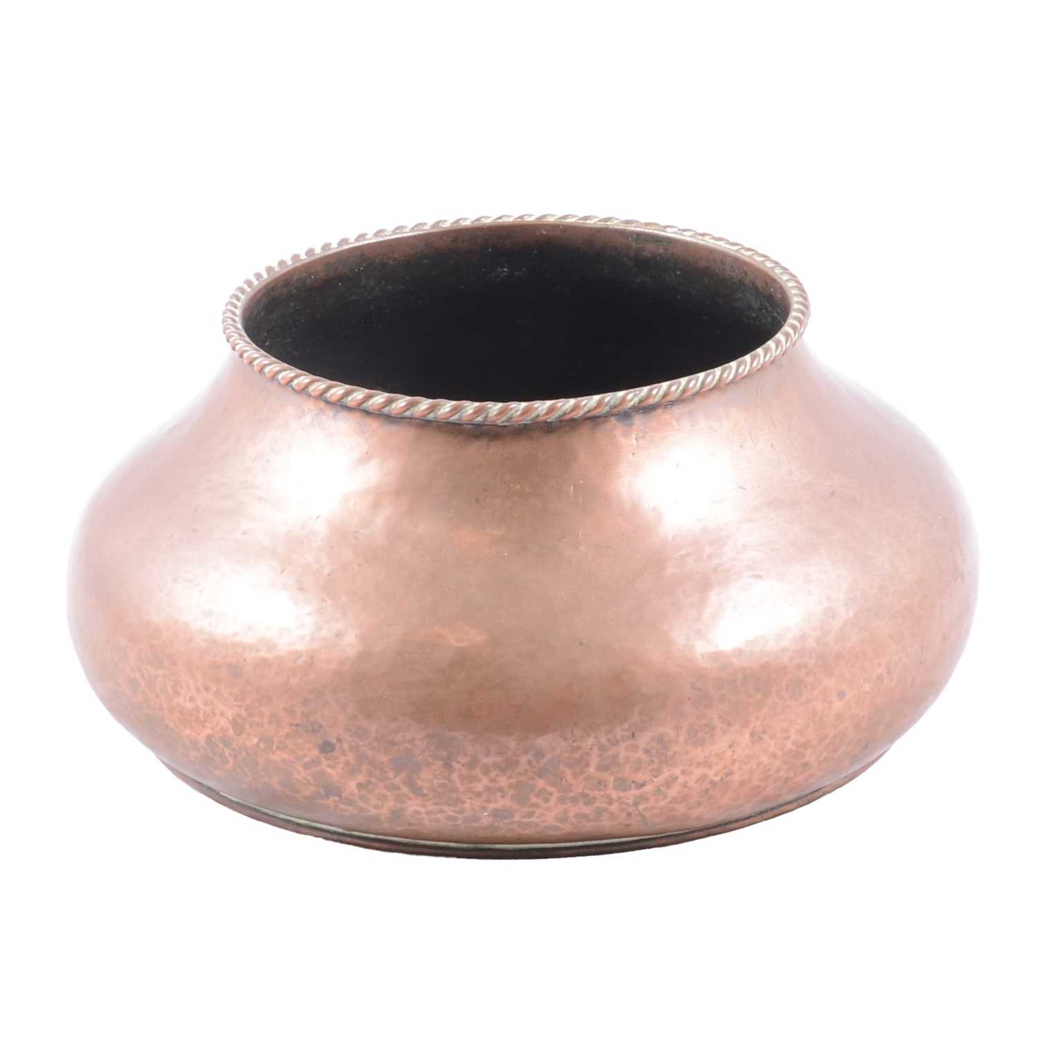 Lot 81 - Dryad - an Arts and Crafts copper bowl.