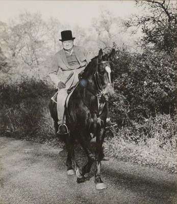 Lot 111A - Churchill interest - Jon Douglas plaster bust, Topolski lithograph, and photograph.
