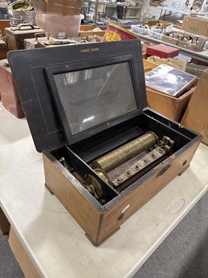 Lot 187 - Swiss musical box