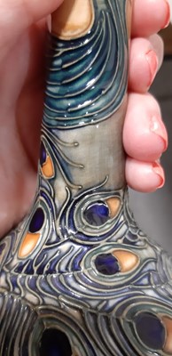 Lot 61 - Moorcroft Pottery, a 'Phoenix' pattern vase by Rachel Bishop
