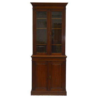 Lot 422 - Victorian walnut bookcase