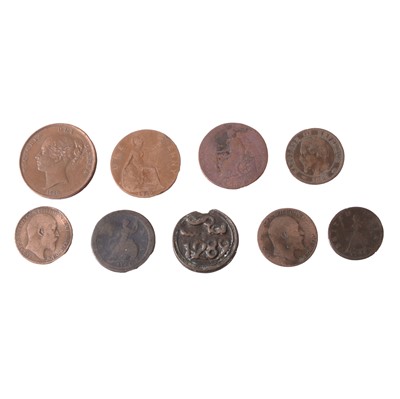 Lot 185 - A collection of 18th century and later coins.