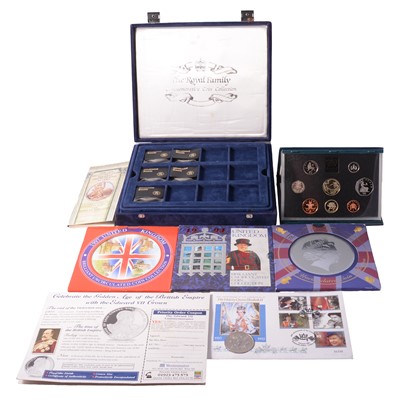 Lot 189A - Small collection of modern commemorative coins