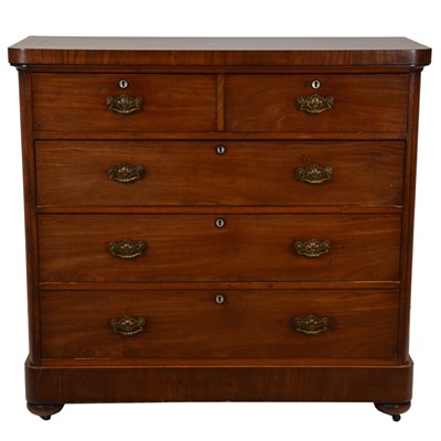 Lot 374 - Victorian mahogany chest of drawers