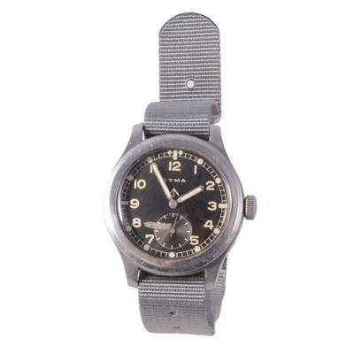 Lot 1165 - Cyma - WWII "Dirty Dozen" British Military wristwatch