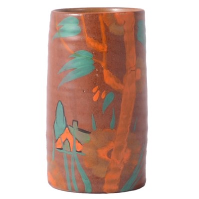 Lot 11 - Clarice Cliff, an unusual spill vase, shape 566