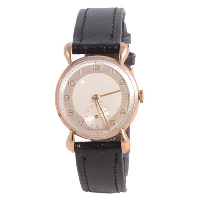 Lot 1188 - Zenith - a 9ct gold cased wristwatch