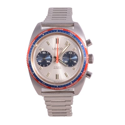 Lot 1214 - Lanco - a 91010 chronograph wristwatch