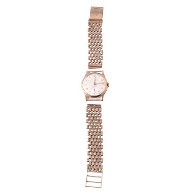 Lot 1187 - A Swiss 9ct gold cased wristwatch