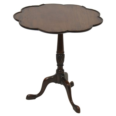 Lot 355 - George III style mahogany tripod table