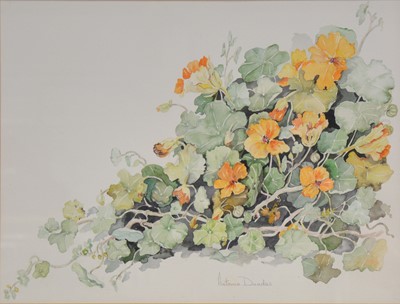 Lot 260 - Janet Rawlins, pair of collages and two watercolours by Antonia Dundas