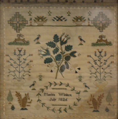 Lot 276 - George IV needlework sampler