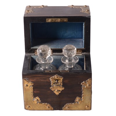 Lot 97A - Early 19th century coromandel scent bottle case