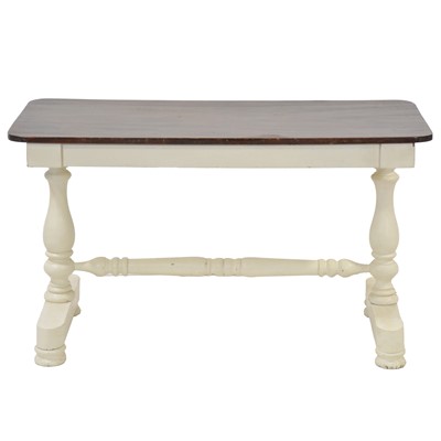 Lot 376 - Part painted Victorian table