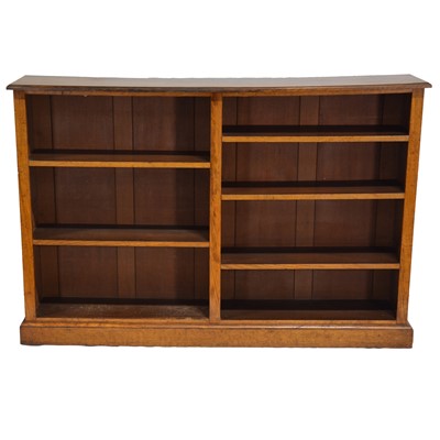 Lot 473 - Victorian oak open bookcase