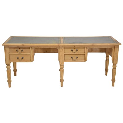Lot 475 - Pine double desk