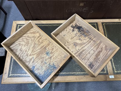 Lot 475 - Pine double desk