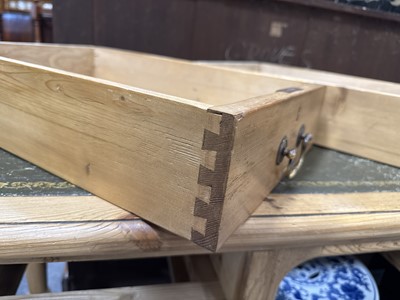 Lot 475 - Pine double desk