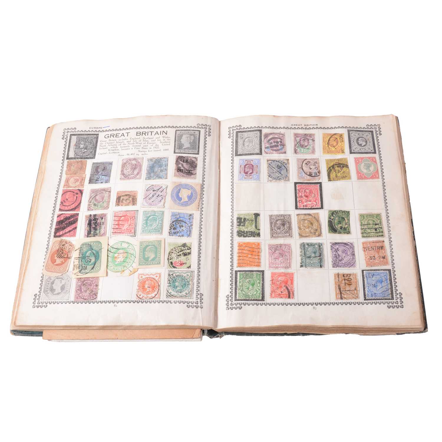Lot 199 - The Royal Illustrated Stamp Album