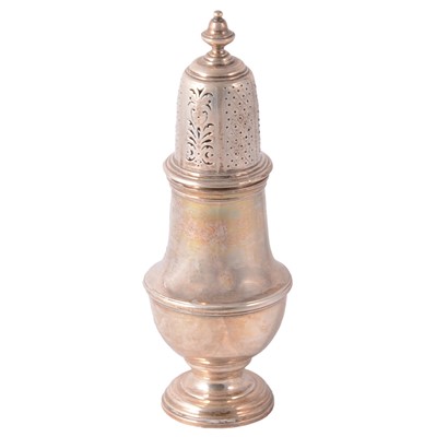 Lot 211 - Silver sugar shaker, Asprey & Co Ltd, London 1916.