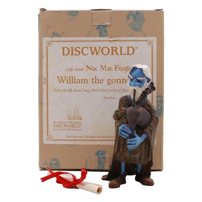 Lot 202 - Terry Pratchett Discworld "Life Sized Nac Mac Feegle William the gonnagle" painted figurine