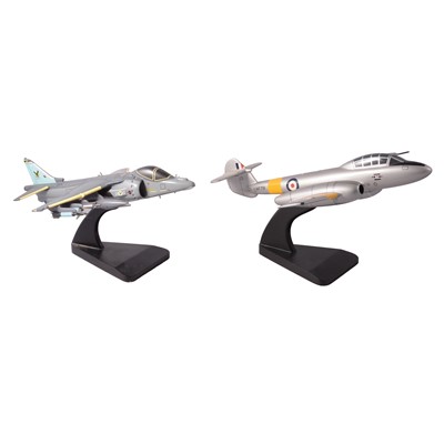 Lot 139 - Four scale model military aircraft - RAF and Royal Navy liveries