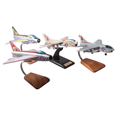 Lot 146 - Four scale model military jet aircraft