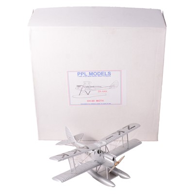 Lot 154 - PPL Models, a 1:36 scale diecast model - DH-60 Moth seaplane