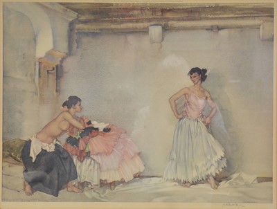 Lot 290 - After Sir William Russell Flint, two prints