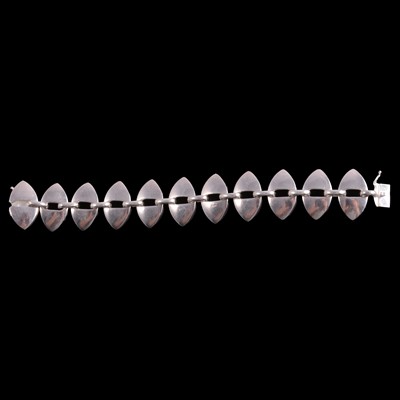 Lot 397 - Nanna Ditzel for Georg Jensen - a silver bracelet number 106.