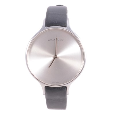 Lot 409 - Georg Jensen - a stainless steel 316 wristwatch.